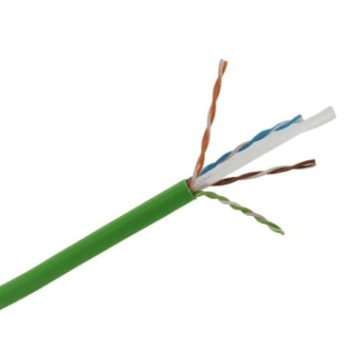 Ethernet-Netzwerkkabel CAT6 U/UTP 450/24 4P LSZH CPR-Dca grün - Box mit 305 Metern mit der Referenz 980871 von der Marke CORNING
