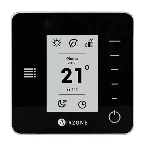 Monochromer Funkthermostat Airzone THINK schwarz mit der Referenz AZCE6THINKRN von der Marke AIRZONE