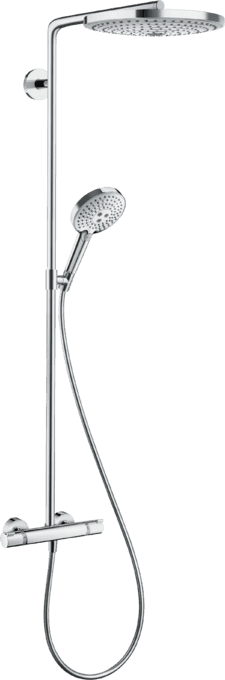 Thermostatisches Duschset Raindance Select S Showerpipe 300 mit der Referenz 27133000 von der Marke HANSGROHE