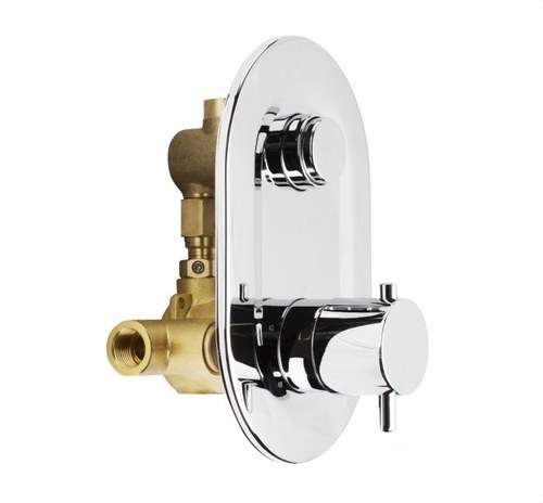 Eingebauter thermostatischer Duscharmatur 1/2" mit der Referenz 1180 04 von der Marke GENEBRE