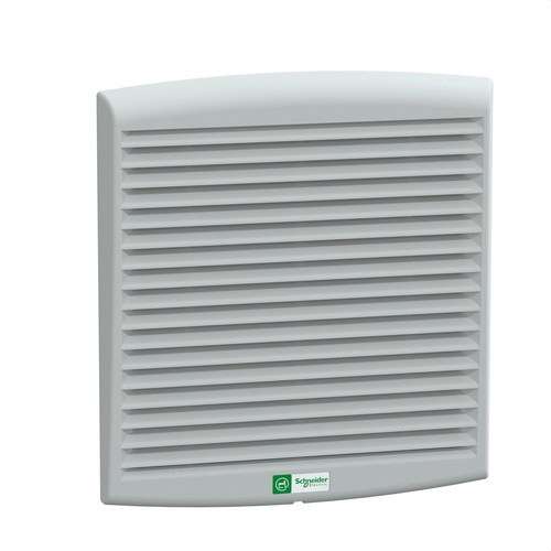 Ventilator mit Auslassgitter und Filter G2 300m3/h 230V IP54 ClimaSys mit der Referenz NSYCVF300M230PF von der Marke SCHNEIDER ELECTRIC