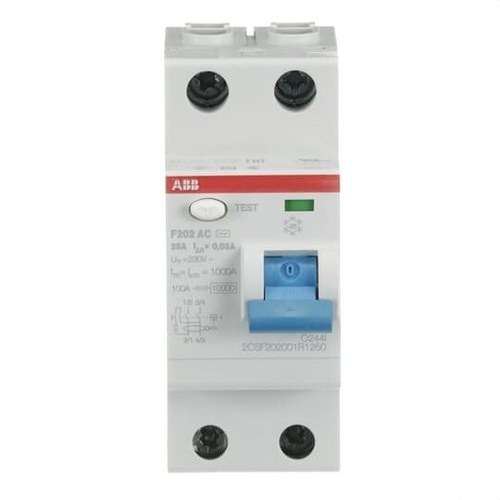 Differential 2P 25A Klasse AC 30mA mit der Referenz 2CSF202001R1250 von der Marke ABB