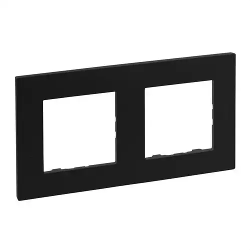 Rahmenblende für 2 Elemente, schwarz matt, Niloé Step mit der Referenz 864572 von der Marke LEGRAND