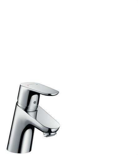 Einhebel-Waschtischarmatur Focus 70 ohne Push-Open-Ablaufgarnitur Chrom mit der Referenz 31733000 von der Marke HANSGROHE
