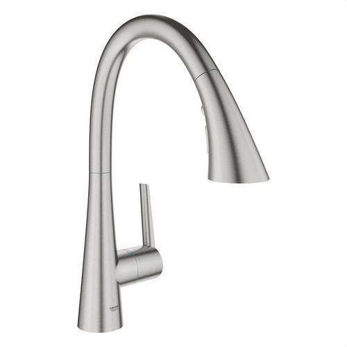 Zedra Einhebel-Küchenarmatur 1/2" Supersteel mit der Referenz 32294DC2 von der Marke GROHE