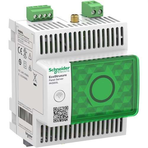 EcoStruxure Panel Server Advanced Datenlogger, drahtloser Hub und Modbus-Gateway bei 24V DC mit der Referenz PAS800L von der Marke SCHNEIDER ELECTRIC