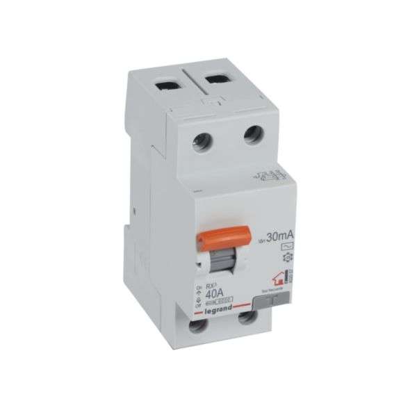 Differenzial RX³ - 2P - 230V~ - 30mA - 40A - Typ AC mit der Referenz 402057 von der Marke LEGRAND