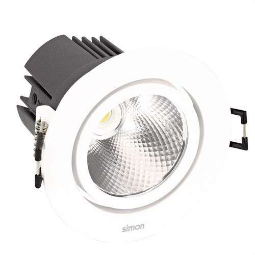 LED-Downlight 703.23 Schwenkbar Rund 3000K SPOT DALI weiß mit der Referenz 70323330-283 von der Marke SIMON