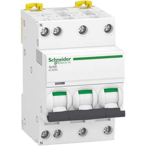 IC40N-Leitungsschutzschalter 3PN 16A Charakteristik C 10kA mit der Referenz A9P54716 von der Marke SCHNEIDER ELECTRIC