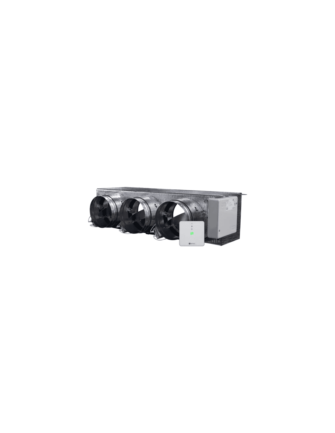 Motorisiertes Plenum Airzone Easyzone 25 Wi-Fi Medium AZC25GREBS04S3 für Gree – 3 Ausgänge Ø200 mm (mittlere Kapazität) mit der Referenz AZC25GREBS04S3 von der Marke AIRZONE