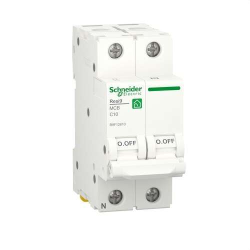 Leitungsschutzschalter RESI9 1P+N 10A Charakteristik C 230V Charakteristik C 6kA mit der Referenz R9F12610 von der Marke SCHNEIDER ELECTRIC