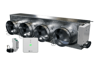 Motorized plenum Airzone Easyzone 25 Wi-Fi Standard + VMC AZC25MELST01S4 for Mitsubishi Electric – 4 outlets Ø200 mm (low capacity) with reference AZC25MELST01S4 from the brand AIRZONE
