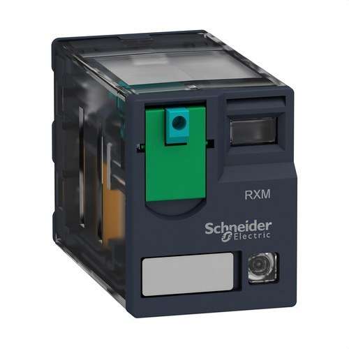Miniaturrelais 12A 2 NO/NC MIT LED 12V DC mit der Referenz RXM2AB2JD von der Marke SCHNEIDER ELECTRIC