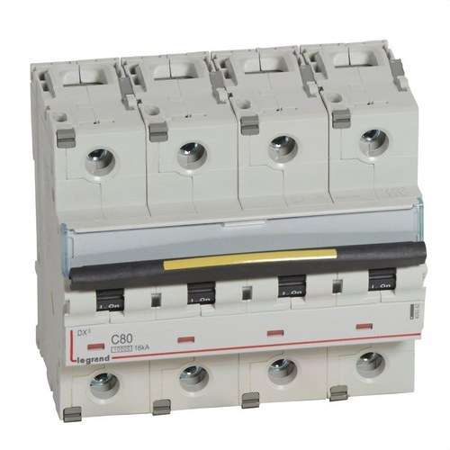 Leistungsschalter DX3 4 Pole 80A mit der Referenz 409362 von der Marke LEGRAND