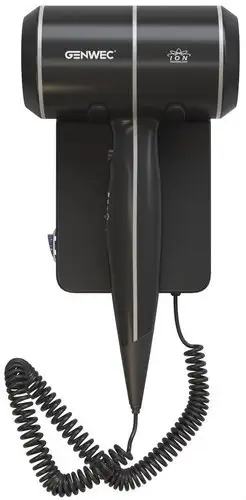 Ionen-Haartrockner "BISE" 1800W matt schwarz mit der Referenz GW02 08 01 03 von der Marke GENWEC