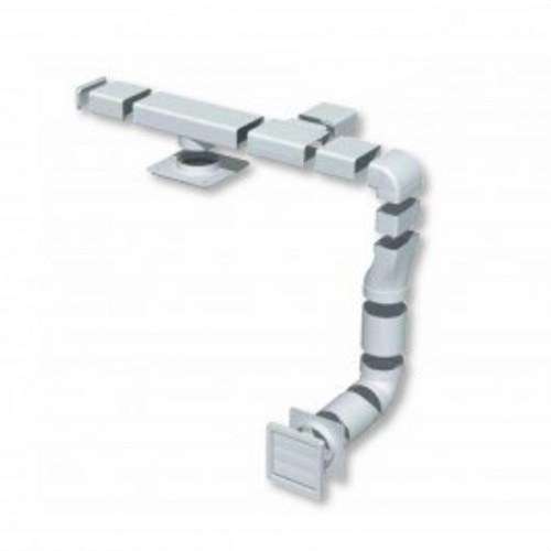 Horizontaler rechteckiger 90º-Bogen TUBREC CRH90 Durchmesser 150mm mit der Referenz 5416840400 von der Marke SOLER & PALAU