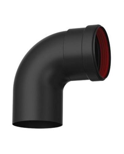 Ofenrohrbogen für Pelletöfen Durchmesser 80mm 90º schwarz emaillierter Stahl mit der Referenz 8-90MHKER3 von der Marke FIG