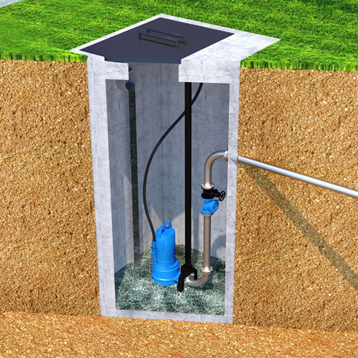 Dreiphasige Tauchpumpe SFA Sanipump ZFS 71.4 EX T mit der Referenz ZFS-005 von der Marke SFA SANITRIT