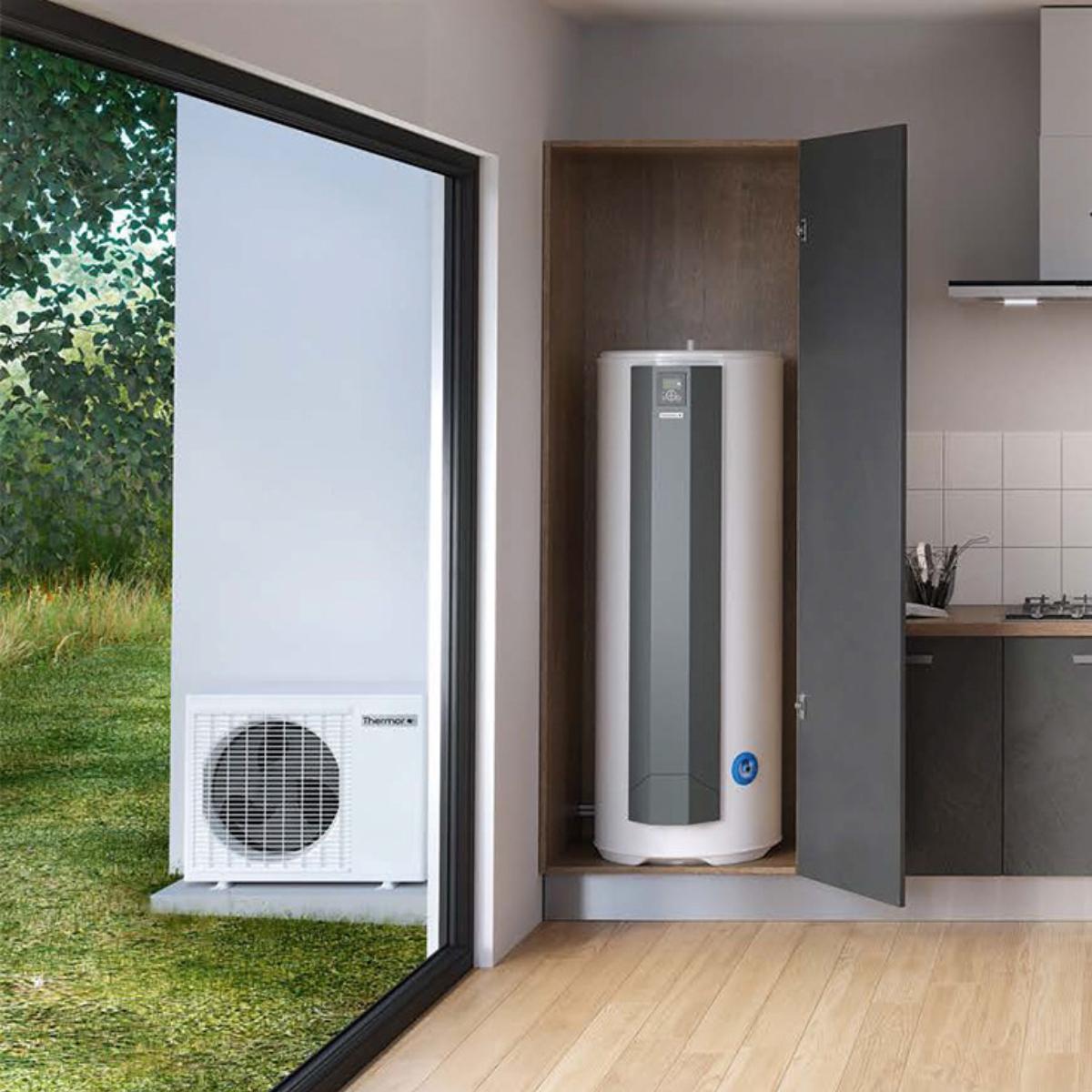 Wärmepumpe für Warmwasser Thermor Aéromax Split 270 Liter mit der Referenz 602120 von der Marke THERMOR