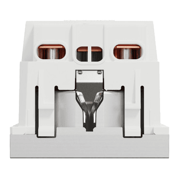 Schuko-Steckdose Aluminium New Unica Studio mit der Referenz NU303730 von der Marke SCHNEIDER ELECTRIC