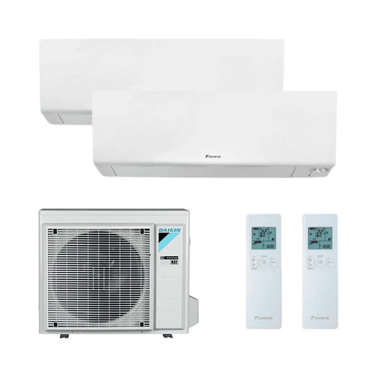 2x1 Air Conditioner with WiFi Daikin Perfera 2.0 kW + 2.5 kW with reference KITDAIPER2MXM40A2025 from the brand DAIKIN