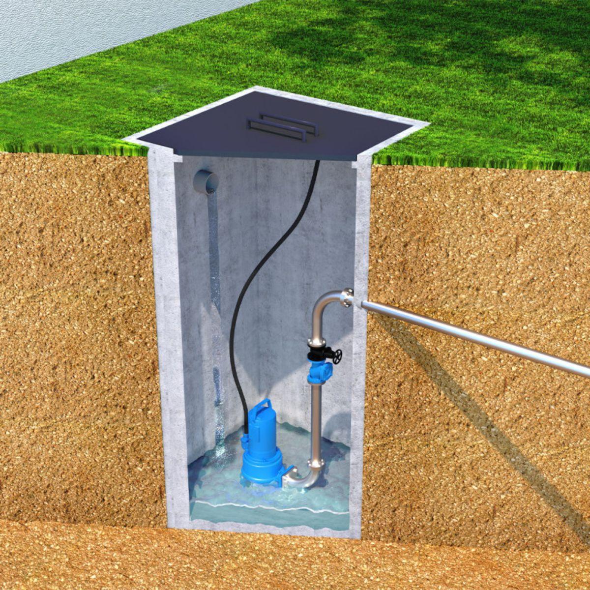 Dreiphasige Tauchpumpe SFA Sanipump ZPG 71.3 T mit der Referenz ZPG-004 von der Marke SFA SANITRIT