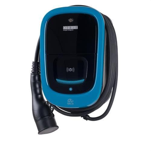 Einphasen-Elektroautoladegerät VIARIS UNI+ 7,4KW mit 5-Meter-Kabel mit der Referenz OB94U120HA1 von der Marke ORBIS