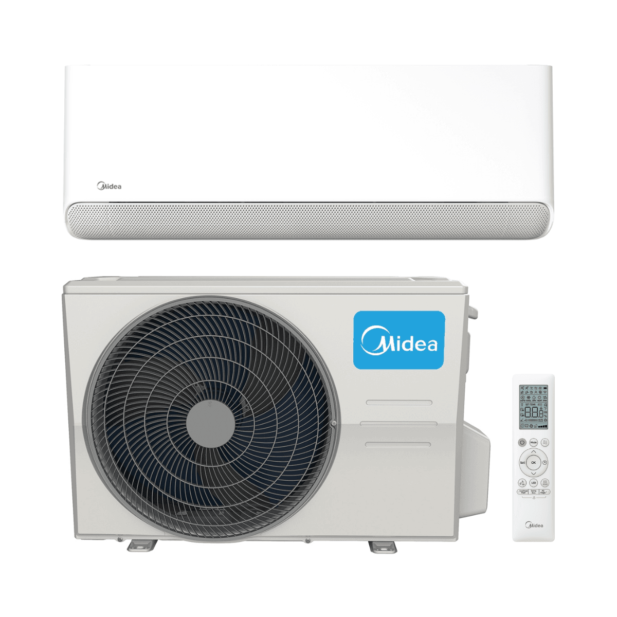 Klimaanlage mit WLAN Midea i-Cube Breezeless E 3,5 kW 12000 BTU mit der Referenz E 35(12)N8 von der Marke MIDEA