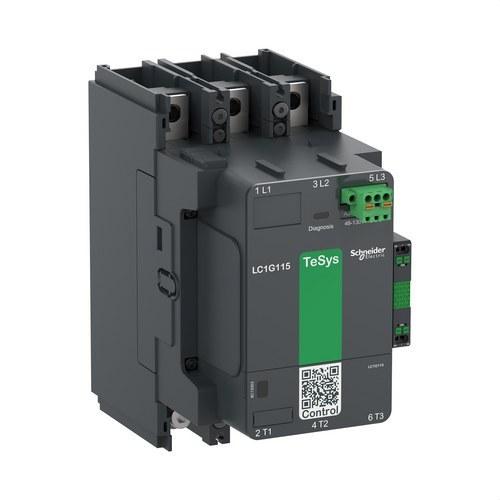 TeSys LC1G Contactor 185A 440V 3P AC3 Standard Coil 100-250V AC-DC with reference LC1G185KUEN from the brand SCHNEIDER ELECTRIC