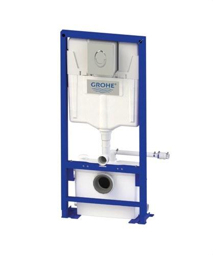 Rahmen mit Zerkleinerer und SFA SANIWALL PRO Up Paneele für Wand-WCs mit der Referenz 0100832 von der Marke SFA SANITRIT