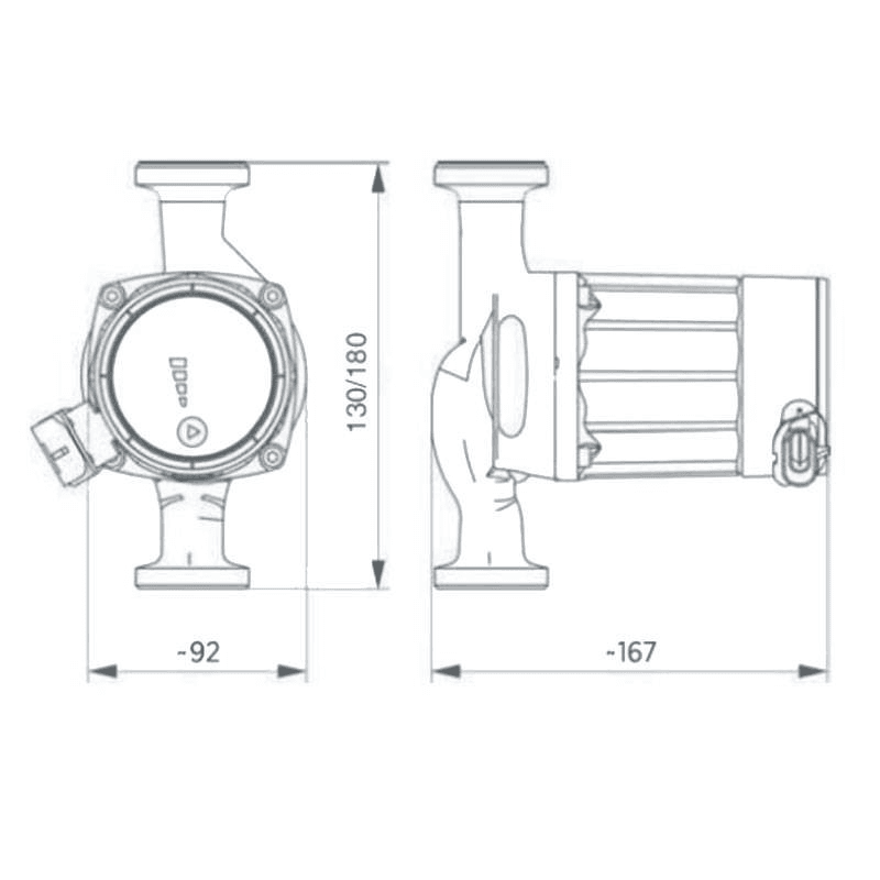 Umwälzpumpe Ebara EGO W1 25/60-130 mit der Referenz 1576000360 von der Marke EBARA