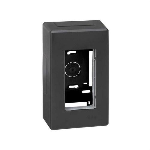 Oberflächen-Wandkasten für 1 doppeltes Element Graphit Simon 500 Cima mit der Referenz 51000001-038 von der Marke SIMON