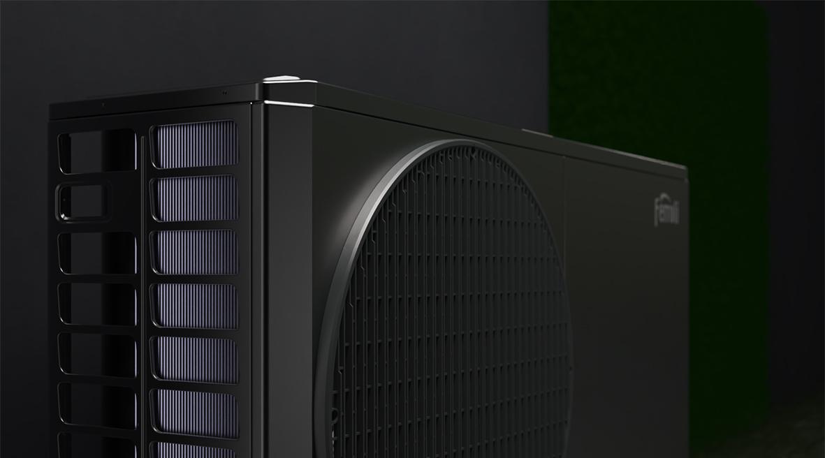 Monoblock-Wärmepumpe Aerothermie R290 Ferroli OMNIA Life M 10 kW mit Steuerung mit der Referenz 4B4770109 von der Marke FERROLI