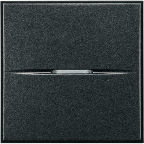 Axialer beleuchtbarer Kreuzungskontakt Schraubklemme 2 Module Anthrazit Axolute mit der Referenz HS4004/2 von der Marke BTICINO