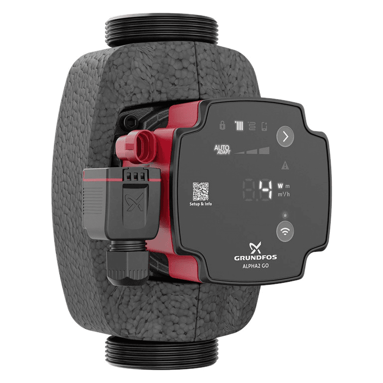 Grundfos ALPHA2 GO 32-60 180 Umwälzpumpe mit der Referenz 93074214 von der Marke GRUNDFOS