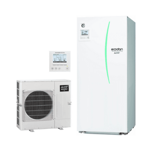 Mitsubishi ECODAN ECO Inverter 8 kW 200 Liter Aerothermal Set with reference ECODANECO6-200 from the brand MITSUBISHI