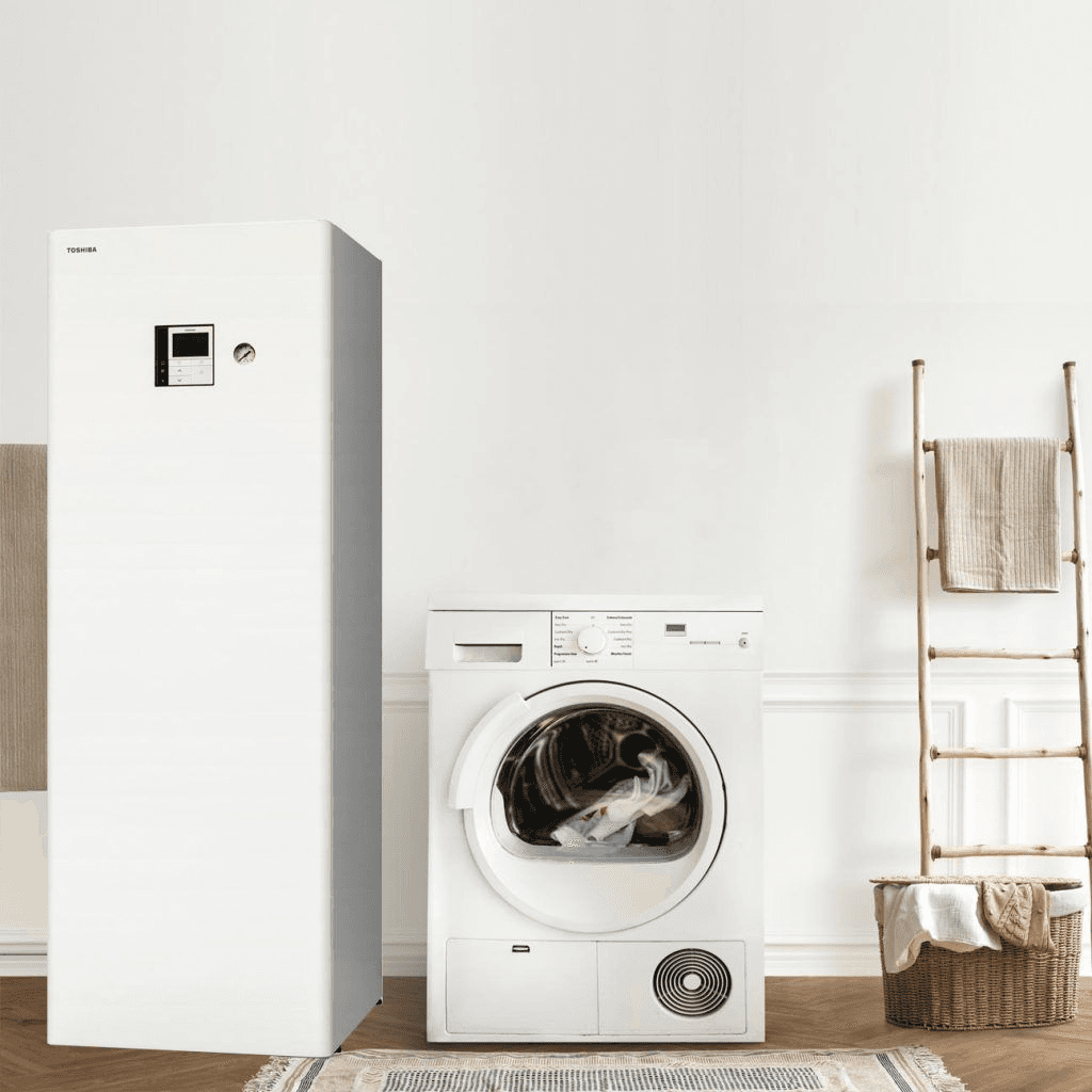 Toshiba Estía All-In-One Gamma 65 Luftwärmepumpen-Set 14 kW 210 Liter mit der Referenz ESTIAALLINONEGAMMA65 von der Marke TOSHIBA