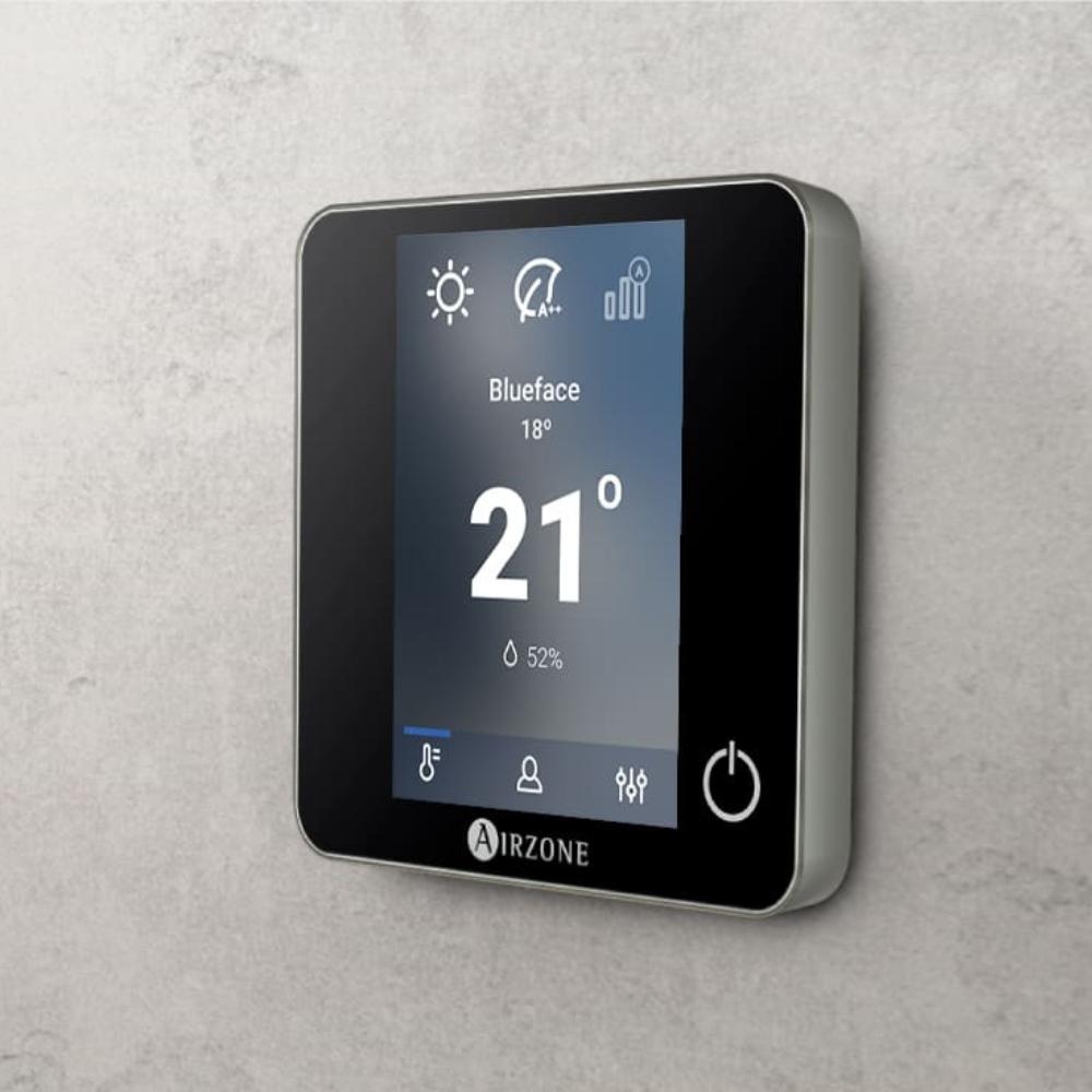 AirZone Think Black Monochrome Radio Thermostat with reference AZDI6THINKRB from the brand AIRZONE