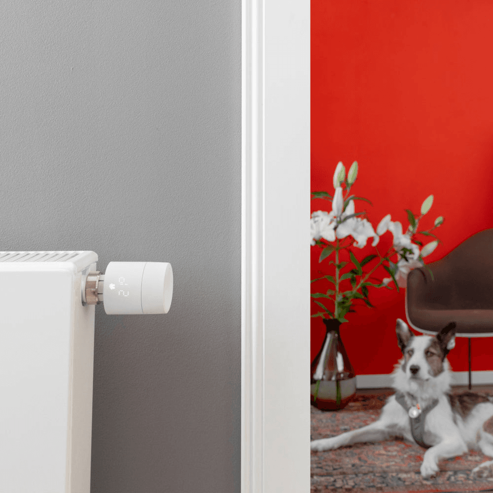 Intelligenter Thermostatkopf Tado mit der Referenz SRT 1 von der Marke TADO