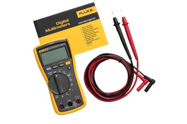 Digital-Multimeter für Elektriker mit berührungslosem Spannungsdetektor Fluke 117 mit der Referenz 2583647 von der Marke FLUKE