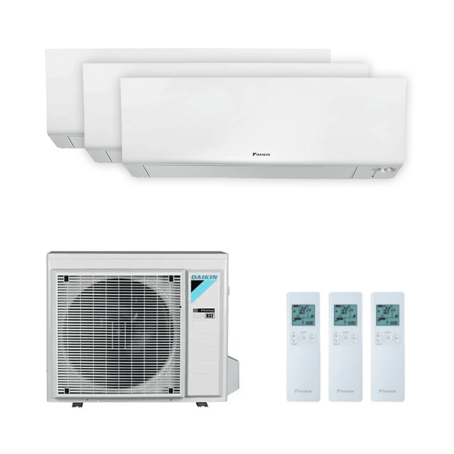 Klimaanlage 3x1 mit WLAN Daikin Perfera 2,0 kW (2) + 3,5 kW mit der Referenz KITDAIPER3MXM52A202035 von der Marke DAIKIN