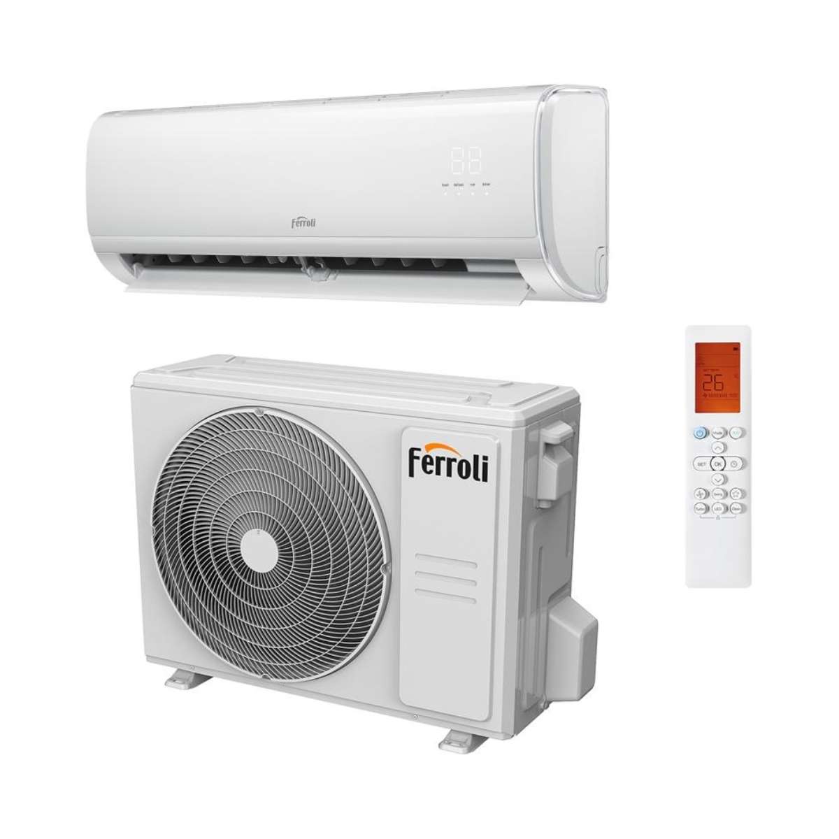 Klimaanlage mit WLAN Ferroli Giada S 12 3,5 kW 12000 BTU mit der Referenz 4B3970129 von der Marke FERROLI