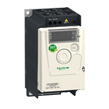 Speed Drive Altivar ATV12 0.37kW 0.55hp 200..240V 1ph with Heat Sink with reference ATV12H037M2 from the brand SCHNEIDER ELECTRIC