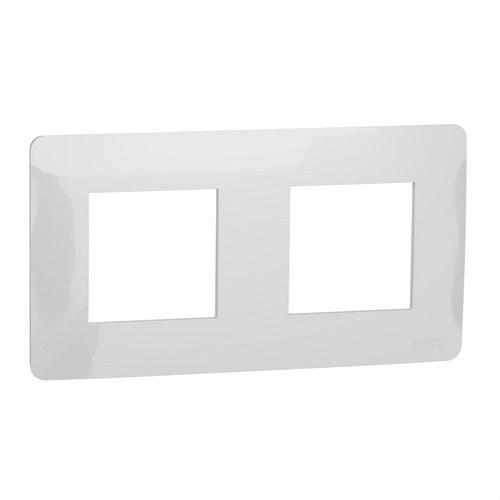 2-Element Polar White Frame New Unica Studio with reference NU200418 from the brand SCHNEIDER ELECTRIC