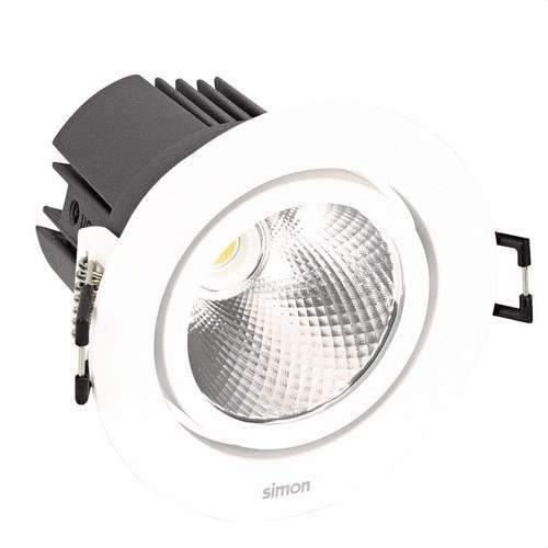 LED-Downlight 703.23 Schwenkbar Rund 3000K WIDE FLOOD weiß mit der Referenz 70323030-483 von der Marke SIMON
