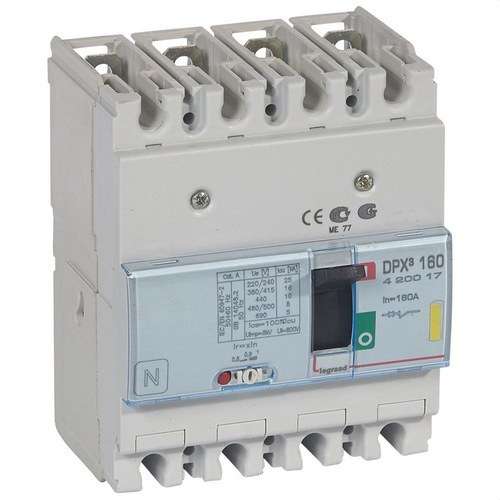 Magnetotermischer MCCB DPX³ 160 4P 16kA 160A mit der Referenz 420017 von der Marke LEGRAND