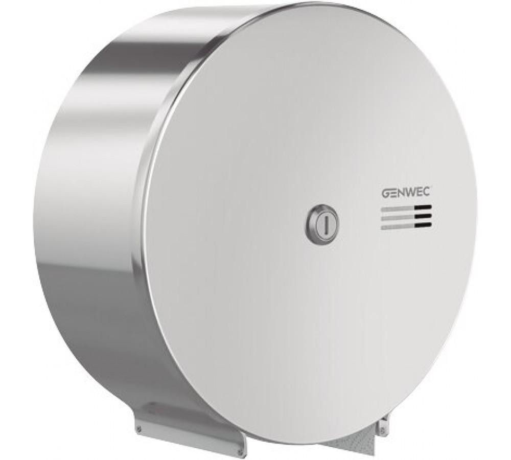 Jumbo Toilettenpapierspender Edelstahl 304 glänzend mit der Referenz GW03 02 04 02 von der Marke GENWEC
