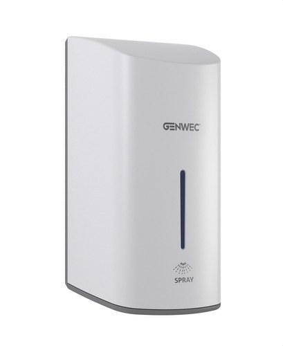 Automatischer Spender für Händedesinfektionsmittel als Sprühnebel, weißes ABS mit der Referenz GW04 15 01 00 von der Marke GENWEC