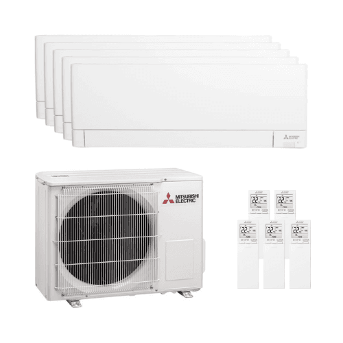 5x1 Air Conditioner with WiFi and PlasmaQuad+ Filter Mitsubishi 2.5 kW (3) + 3.5 kW (2) from the brand MITSUBISHI