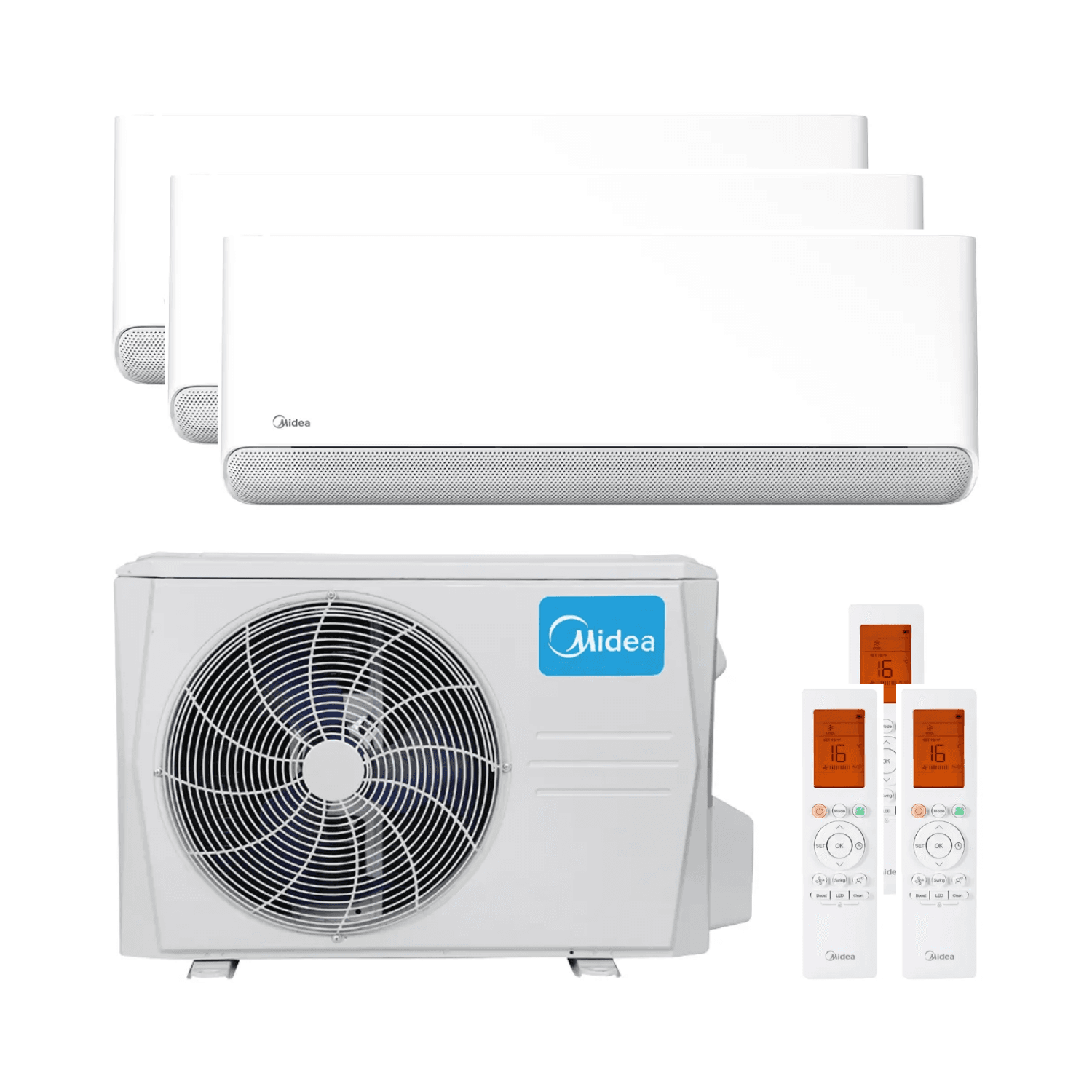 3-in-1 Air Conditioner with WiFi Midea Breezeless E 3.5 kW 12000 BTU with reference BREEZELESS12+12+12 from the brand MIDEA